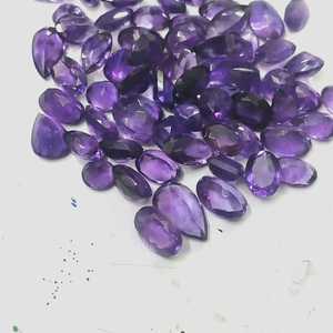 Améthyste violette taille naturelle taille libre en gros pierres précieuses en vrac pour collier bijoux livraison gratuite - Product Image 2
