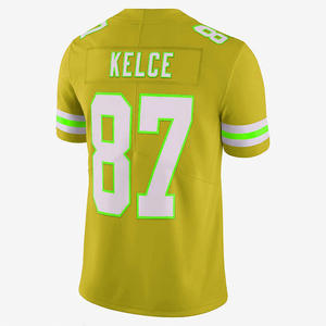 Maillot de football américain personnalisé avec nom de l'équipe par sublimation complète, 100% polyester, respirant, col en V, pour adultes - Product Image 6