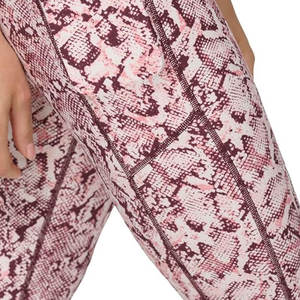 Pantalon de Yoga de Fitness de Compression extensible taille haute personnalisé pour femmes Leggings doux de gymnastique vêtements d'entraînement tricotés - Product Image 6