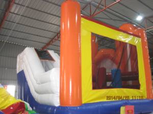 Châteaux gonflables en PVC pour enfants avec toboggan pour le plaisir du parc d'aventure - Product Image 4