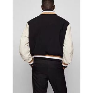 Veste universitaire de luxe légère pour hommes de marque à la mode pour le printemps automne costume de Baseball à col montant imprimé personnalisé climatisé - Product Image 5