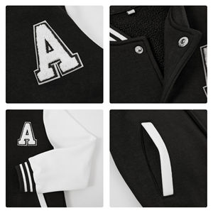 Veste en laine à col montant pour homme, style décontracté quotidien - Vêtement d'extérieur tendance et respirant pour l'hiver - Product Image 3