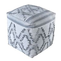 Meilleur prix Pouf en coton imprimé ethnique pouf pouf fait à la main coussin de sol repose-pieds pouf siège rond salon décor meubles