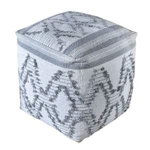 Puf de algodón con estampado étnico al mejor precio, cojín de suelo hecho a mano otomano, reposapiés, asiento redondo, decoración para sala de estar, muebles - Product Image 1