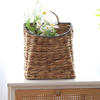 Vente en gros de paniers suspendus en forme de fleur de jacinthe d'eau naturelle tissés à la main pour jardin ferme décoration d'intérieur Vietnam panier cadeau à bon prix