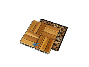 Azulejos de cubierta de madera de acacia con enclavamiento de 18mm de espesor de diseño moderno para uso en exteriores, técnica suave, proveedor de Vietnam - Product Image 2
