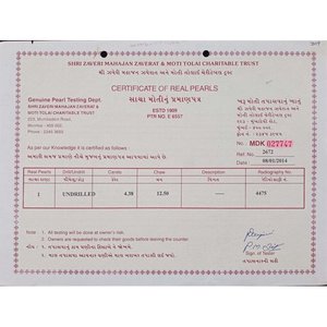 ไข่มุกน้ำจืดบาร็อคธรรมชาติ 4.38 กะรัต สำหรับทำเครื่องประดับ - Product Image 4