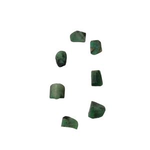 Natural Emerald Stone Rough Emerald <b>Crystal</b> Uncut Beads Rough Beading Gemstone DIY Jewellery - Product Image 2