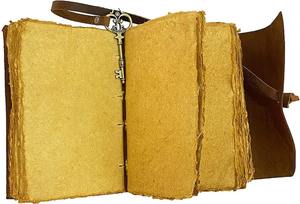 Classic Vintage Leather Bound Journal Handmade Key Lock Design <b>Book</b> of <b>Shadows</b> Journal for Gift Packed in Box - Product Image 2
