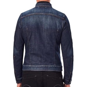 Meilleur prix pour hommes Design personnalisé Denim 100% coton Jean Vestes High Street Style Factory Direct Front bonne qualité pour l'hiver - Product Image 2