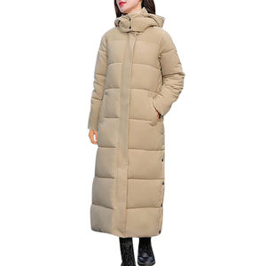 Recién llegado, chaquetas largas acolchadas para mujer/temporada de otoño e invierno, ropa informal, chaquetas largas acolchadas para mujer - Product Image 3