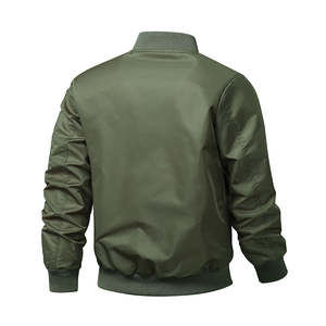 Bajo MOQ Vuelo Bomber Jacket Venta Nylon Pilot Jacket Protección de invierno Parches personalizados Personalizar Chaquetas ligeras Proveedores Ropa - Product Image 2