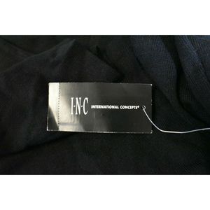 INC International Concepts Maglione-tunica casual da donna con cintura a catena, nero, extra large, per la stagione autunnale - Product Image 3