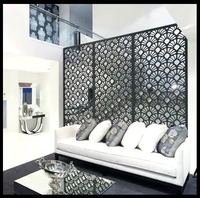 Cloison métallique moderne pour restaurant Cloison décorative pour séparateurs de pièces intérieures du fabricant indien
