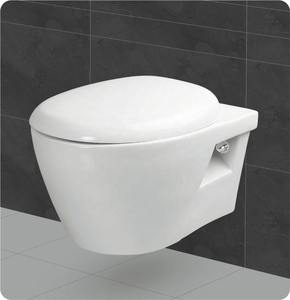 Modern Luxurious Wall-Hung <b>Toilet</b> with Concealed In-Wall <b>Cistern</b> & Dual Flush Square Shape Bathroom Ceramic Sanitary Ware <b>Pans</b> - Product Image 6