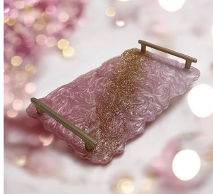 Ensemble de sous-verres de plateau de service en résine de designer artisanal en bois personnalisé de haute qualité pour la maison cuisine salle à manger Occasions alimentaires - Product Image 2