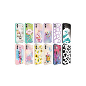 Coque en silicone rigide Netzy White SAFA Epoxy pour iPhone 12 compatible avec l'appareil photo, motif imprimé, offre une protection complète - Product Image 3