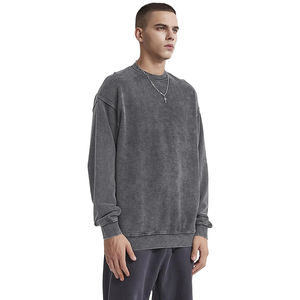 เสื้อฮู้ดขนแกะพิมพ์ลายแบบสวมหัวสำหรับผู้ชายเสื้อกีฬาผ้าเทอร์รี่มีฮู้ดขนาดใหญ่โลโก้ตามสั่ง - Product Image 4