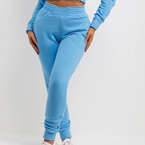 Fleece <b>Trousers</b> Custom Made casual Wear Street Style Fashion Breathable Regular Fit Polyester/Cotton 360 GSM Lace Sweatpants - Product Image 3