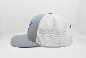 Personalize 2D Embroidery Logo & Color Structured White Mesh Trucker <b>Cap</b>, Sporty & Energetic Style, Crafted in Vietnam Supplier - Product Image 3