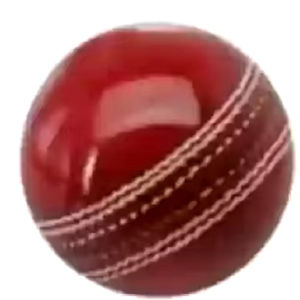 Pelota de críquet de Color rojo de Cuero 100%, pelota de alta calidad para práctica de críquet al aire libre, pelotas de cuero cosidas a mano hechas en Pakistán - Product Image 1