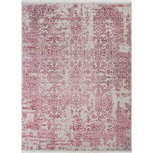 Far East Hand Knotted <b>Wool</b> & Viscose Rugs Beige & <b>Brown</b> Medallion Pattern for Home-Skwv-96 - Product Image 1