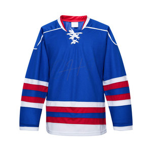 Nueva Llegada, Jersey de Hockey sobre Hielo Transpirable de Talla Grande, 100% Poliéster, Jersey de Hockey sobre Hielo Más Vendido a Precio Económico - Product Image 1