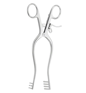 WEITLANER 200 mm 7,78 \ "Retractor de autoretención de potencia Manual 3X4 puntas Semi Sharp Metal no estéril Acero Adson - Product Image 3