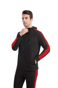 Vente en gros de survêtements de sport 100% polyester de haute qualité tissés dans les deux sens pour hommes avec deux poches - Product Image 5
