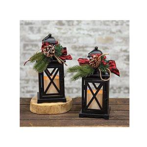 Farol de metal artesanal contemporáneo, pieza decorativa grande de acero, hierro y aluminio de estilo moderno y artístico para uso en interiores. - Product Image 4