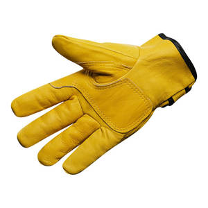 ถุงมือทำงาน OEM ป้องกันมือ ระบายอากาศได้ดี หนังวัวแท้ ทนทาน ถุงมือหนังเต็มนิ้ว ถุงมือเซฟตี้ - Product Image 4