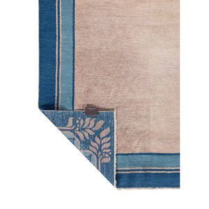 Alfombras de Lana Anudadas a Mano de Gran Tamaño Aalam, Beige Marrón Paem-415, Diseño Floral para el Hogar, Rectangulares de 9x12, para Pasillo o Entrada - Product Image 5