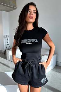 T-shirts personnalisés d'été pour femmes, en coton, avec logo imprimé en relief 3D, coupe slim, style Y2K, tops ajustés - Product Image 6