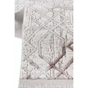 Nar A0232 Beige Textura suave Alfombra hecha a máquina Juego de alfombras de área de larga duración - Product Image 4