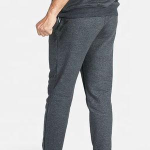 Chándal de algodón liso para hombre, conjunto de pantalones deportivos ajustados, mono, chándal, venta al por mayor - Product Image 3