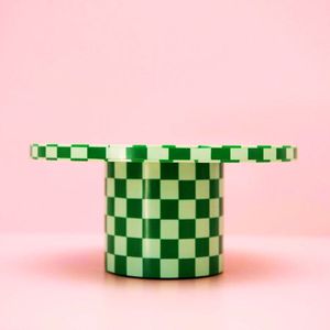 Green <b>White</b> Resin Bone Inlay <b>Cake</b> <b>Stand</b> Eco-Friendly Creative Glass Serving Tray Elegant Holiday Numbered Dessert Serving - Product Image 3