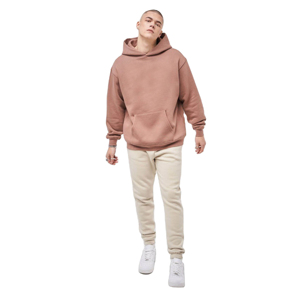 Venta al por mayor 100% algodón pulóver sudaderas con capucha para hombres logotipo personalizado bordado polar invierno desgaste serigrafía liso teñido sólido - Product Image 1