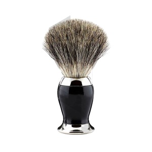 Brosse à barbe douce pour homme Shave Edge avec poils de blaireau pour le visage et les soins personnels, rasage et nettoyage du visage - Product Image 1