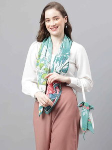 Bufandas cuadradas de alta calidad, tela suave y ligera, impresión Digital personalizada, accesorios de moda con estilo, perfectos para suministro a granel - Product Image 2