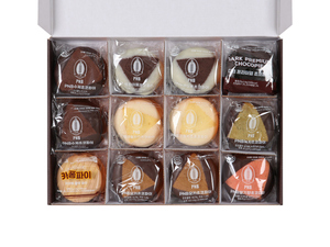 PNB Mini Choco Pie Set Pan tradicional coreano hecho a mano Directo de Corea Premium Chocolate Marshmallow Cake Snack - Product Image 6