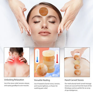 Pierre de massage en sel rose naturel de l'Himalaya sculptée à la main, thérapie au sel, gommage au sel, savon aux formes personnalisées à vendre - Product Image 2