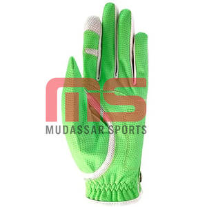 Guantes de golf de enfriamiento con palma de piel de oveja y paneles de dedos transpirables diseñados para el verano - Product Image 3