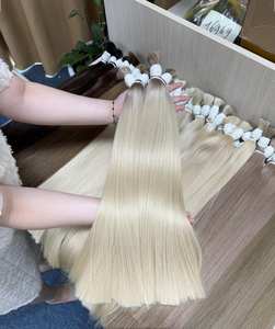 Européenne Russe 12A Blonde Extensions De Cheveux Humains Remmy Vierge En Vrac Naturel Cabello Extensiones De Cabello Humano De Haute Qualité - Product Image 3