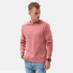 Sudadera de Hombre Otoño Invierno, Sudadera con Cuello Redondo y Logotipo Personalizado Bordado, Sudadera de Algodón Lisa con Diseño Clásico - Product Image 1