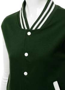 Chaquetas Universitarias para Mujer, Ropa Casual, Ligeras, Cálidas para Invierno, Tejidas, Lisas, Teñidas, Satén, Impermeables, Transpirables - Product Image 5