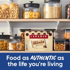 Larabar Minis Barritas de Masa de Galleta con Chispas de Chocolate, Sin Gluten, Veganas, con Frutas y Nueces, 15.6 oz, 20 Unidades - Product Image 3