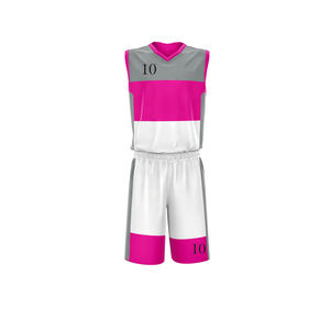 Ensemble de maillot et short de basketball personnalisé avec sublimation intégrale, techniques d'impression pour les équipes, les écoles, les jeunes, les adultes, les ligues, uniforme de basketball - Product Image 2