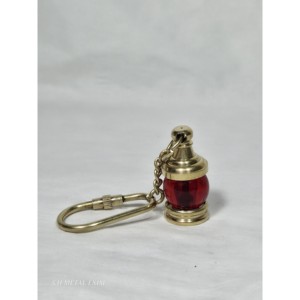 Llavero Metálico con Linterna Roja Náutica Vintage y Destapador de Botellas con Logotipo Personalizado - Product Image 2