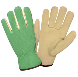 Guantes de Trabajo Industriales de Moda al por Mayor 2026, Guantes de Trabajo de Seguridad Duraderos y Transpirables de Cuero Blanco - Product Image 4