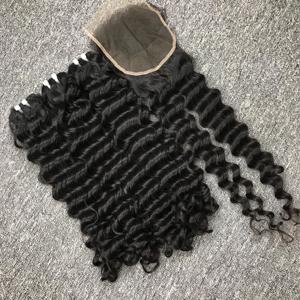 Extensiones de cabello humano con ondas de agua de la mejor calidad, venta al por mayor, 100%, vietnamita, crudo, doble estirado de alta calidad para mechones de pelo de trama - Product Image 1